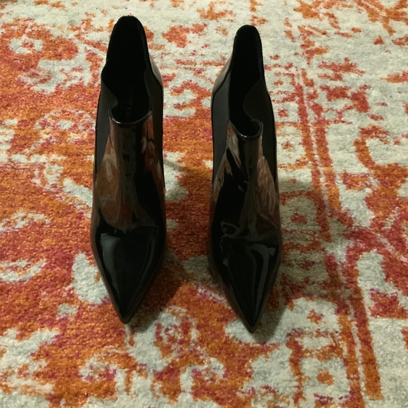 YSL Yves Saint Laurent Patent Leather Heeled Boots - Picture 2 of 7